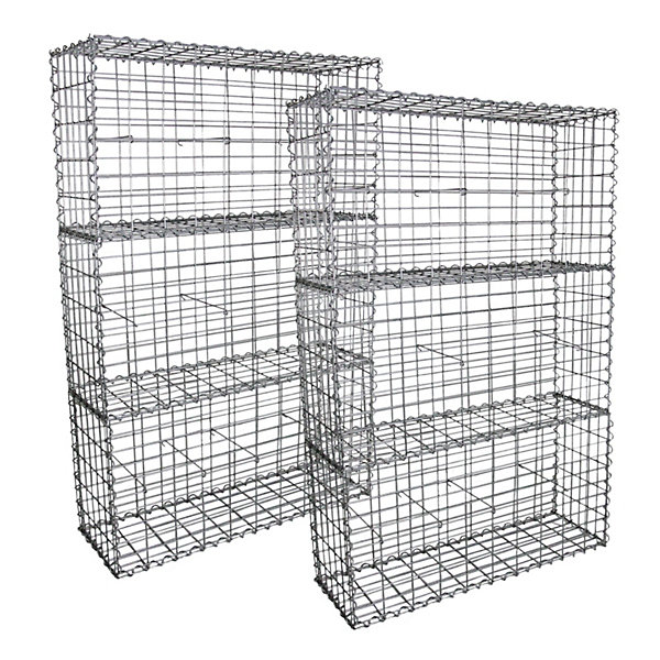 Lot de 6 Paniers de Gabions 100 x 50 x 30