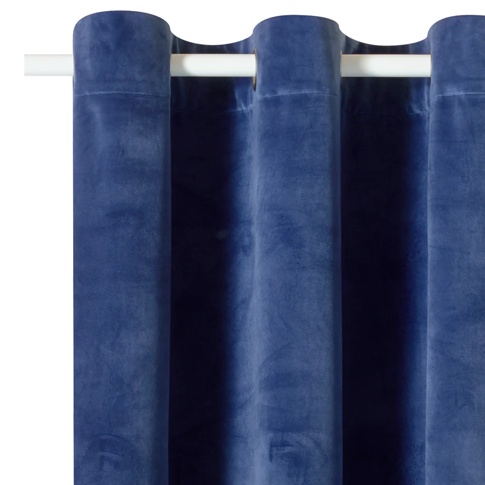 Rideau NEGRESCO coloris bleu outremer 140 x 260 cm