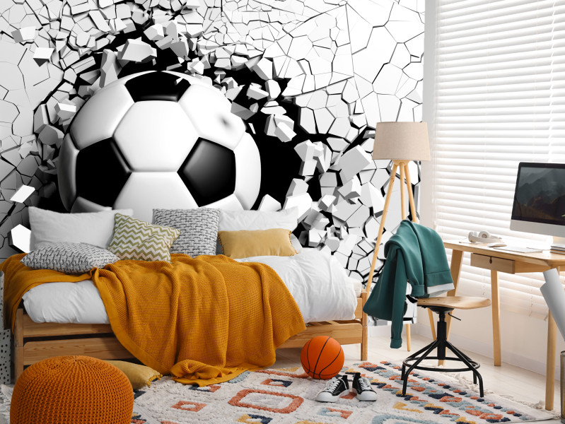 Fototapeta Piłka Nożna 3D 100x70cm
