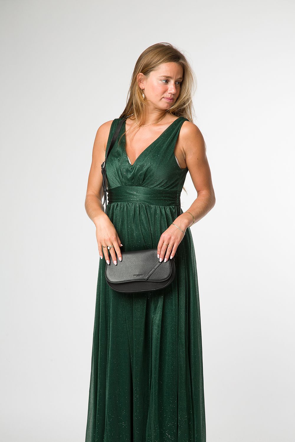Pure Luxuries London Alodia' Leather Cross Body Bag