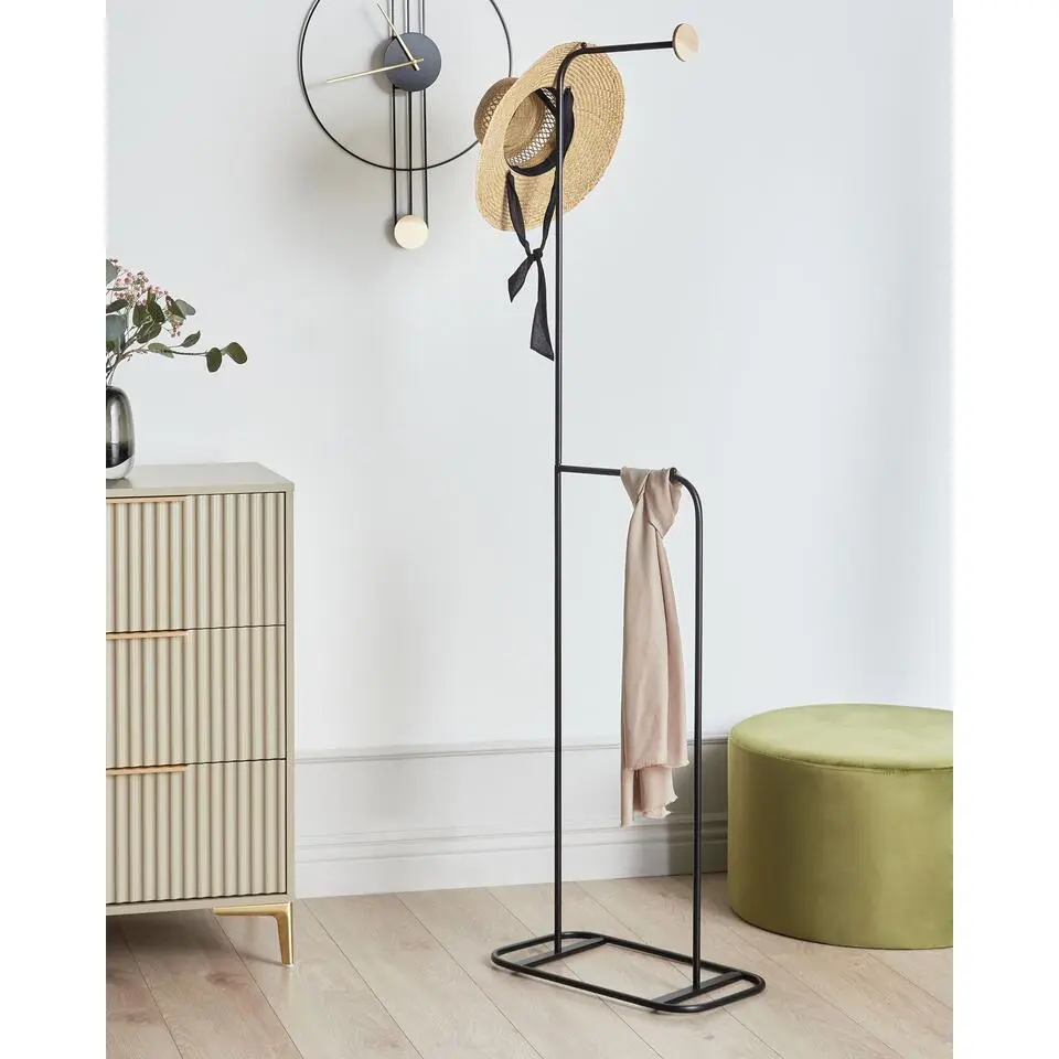 EUREKA - Kapstok - Zwart - IJzer