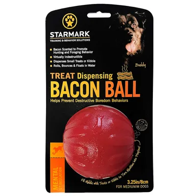 Starmark Treat Dispensing Bacon Ball