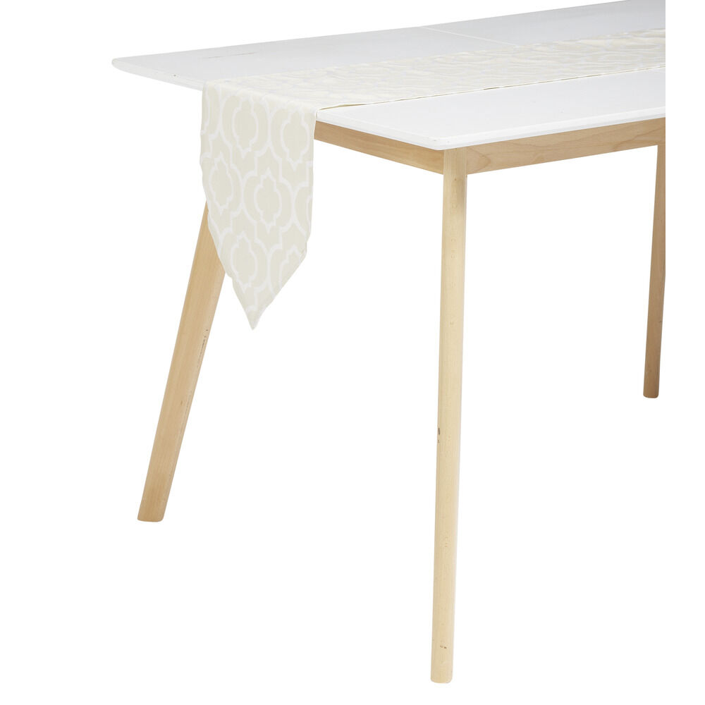 Chemin de table en coton motif arabesque 28x300cm