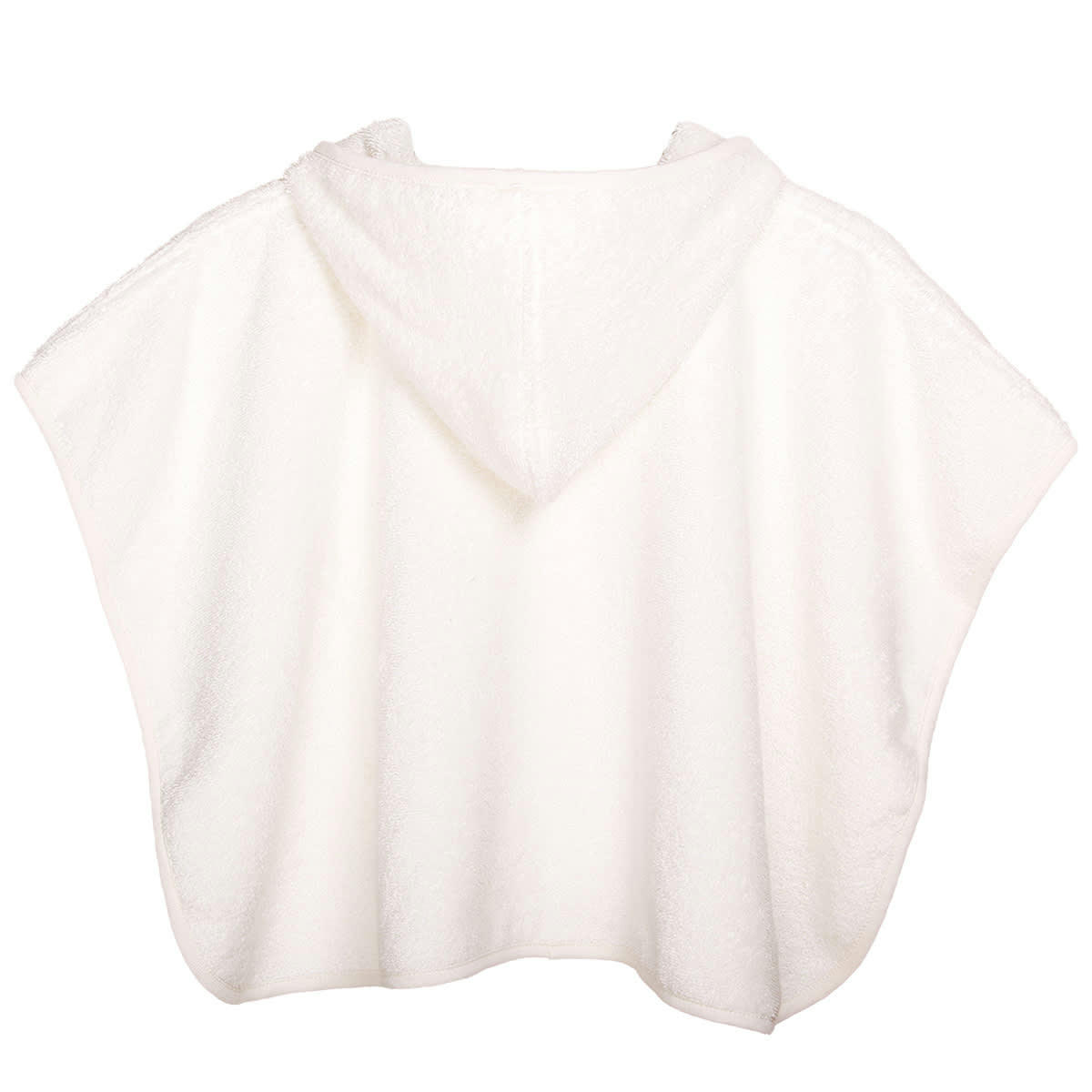 GAMME BIO UNIS - Poncho Eponge 0/24 mois Coton bio Ecru