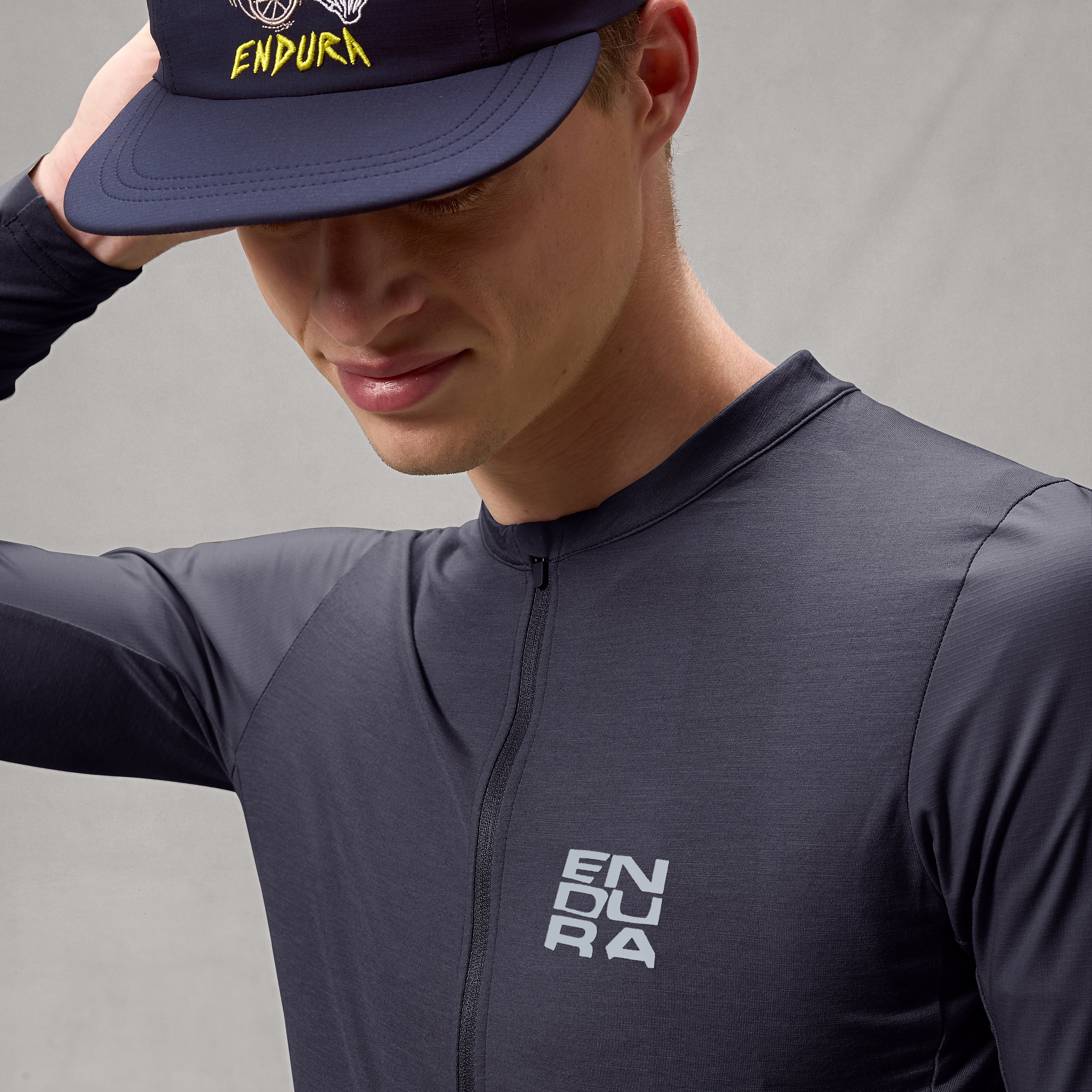 Men's AllTrack Ride L/S Jersey - Carbon Grey