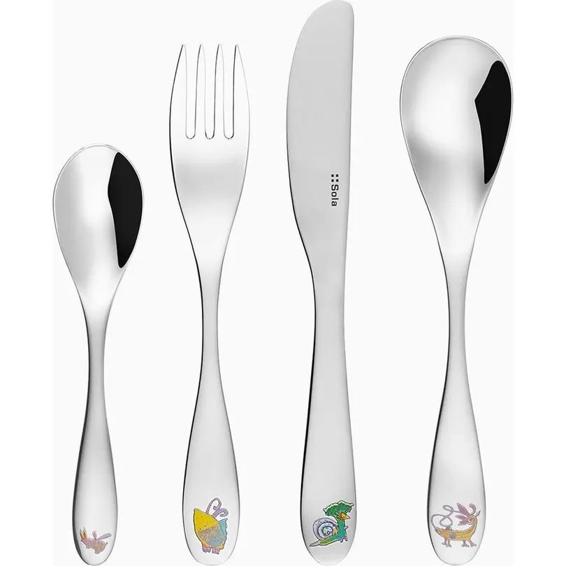 Besteckset 4-teilig Kids World 2