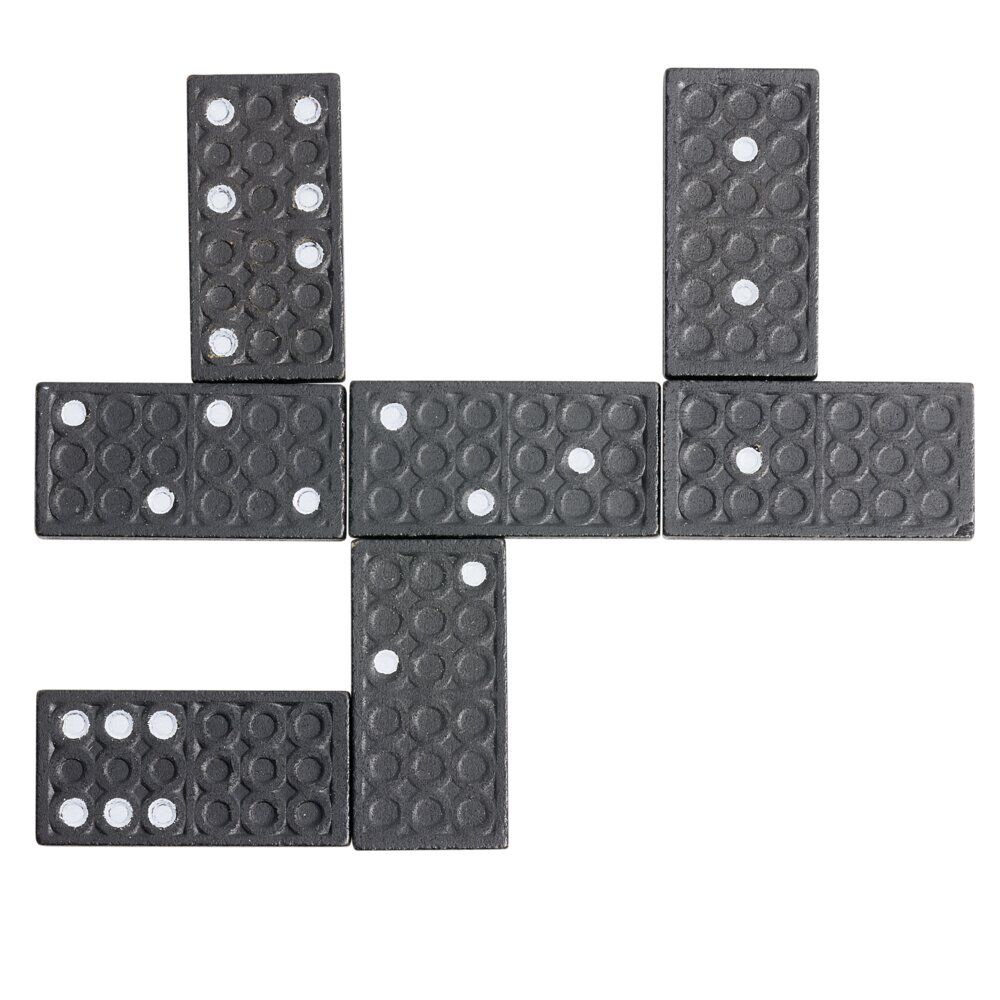 Domino dans boÎte en bois 28 pièces