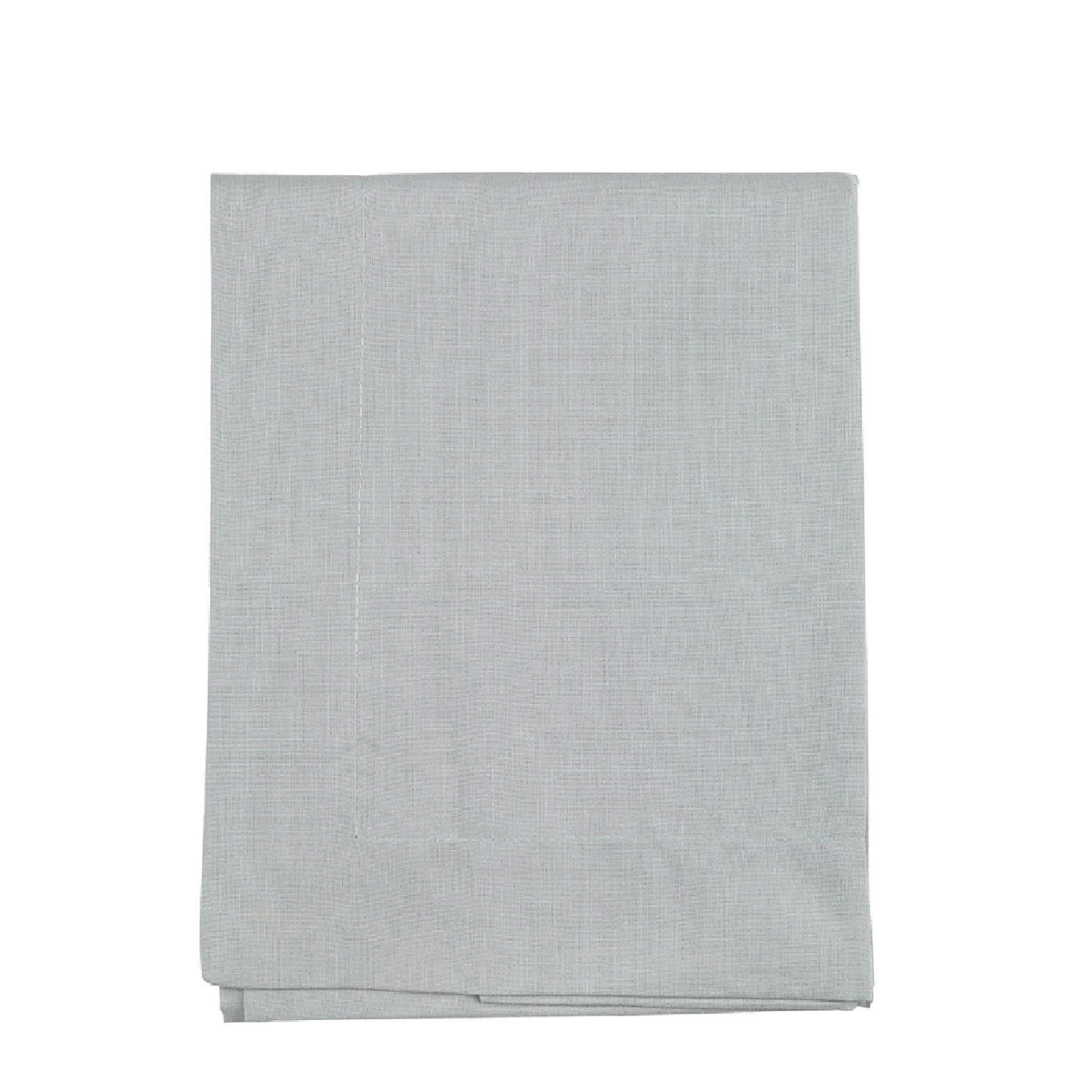 - Taie de traversin en 100% coton gris galet 43x185 cm