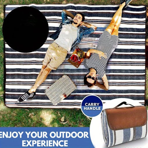 NNETM Outdoor Picnic Mat with Handle