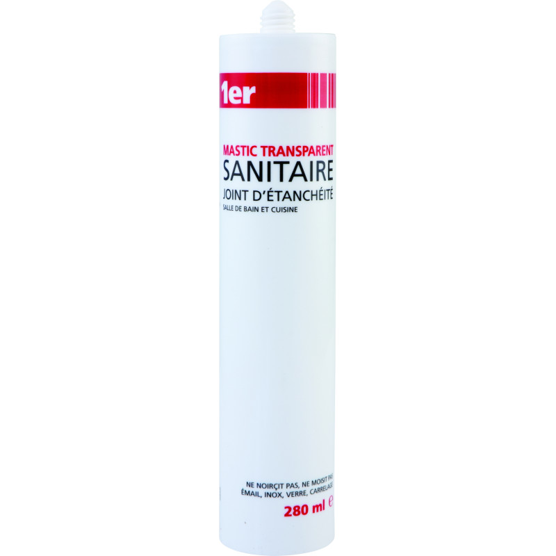 Silicone pour sanitaire transparent 0,28 L 1ER