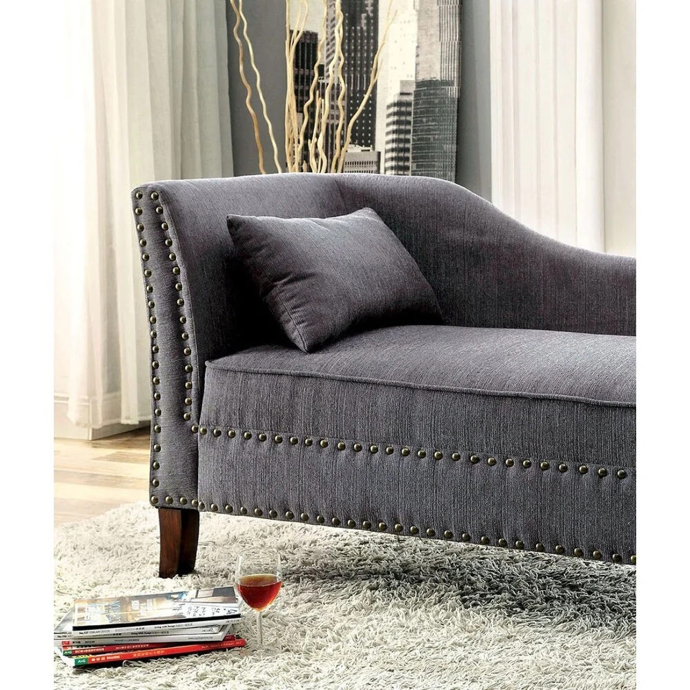 Farmhouse Storage Narrow Hallway Bench with Wood Legs