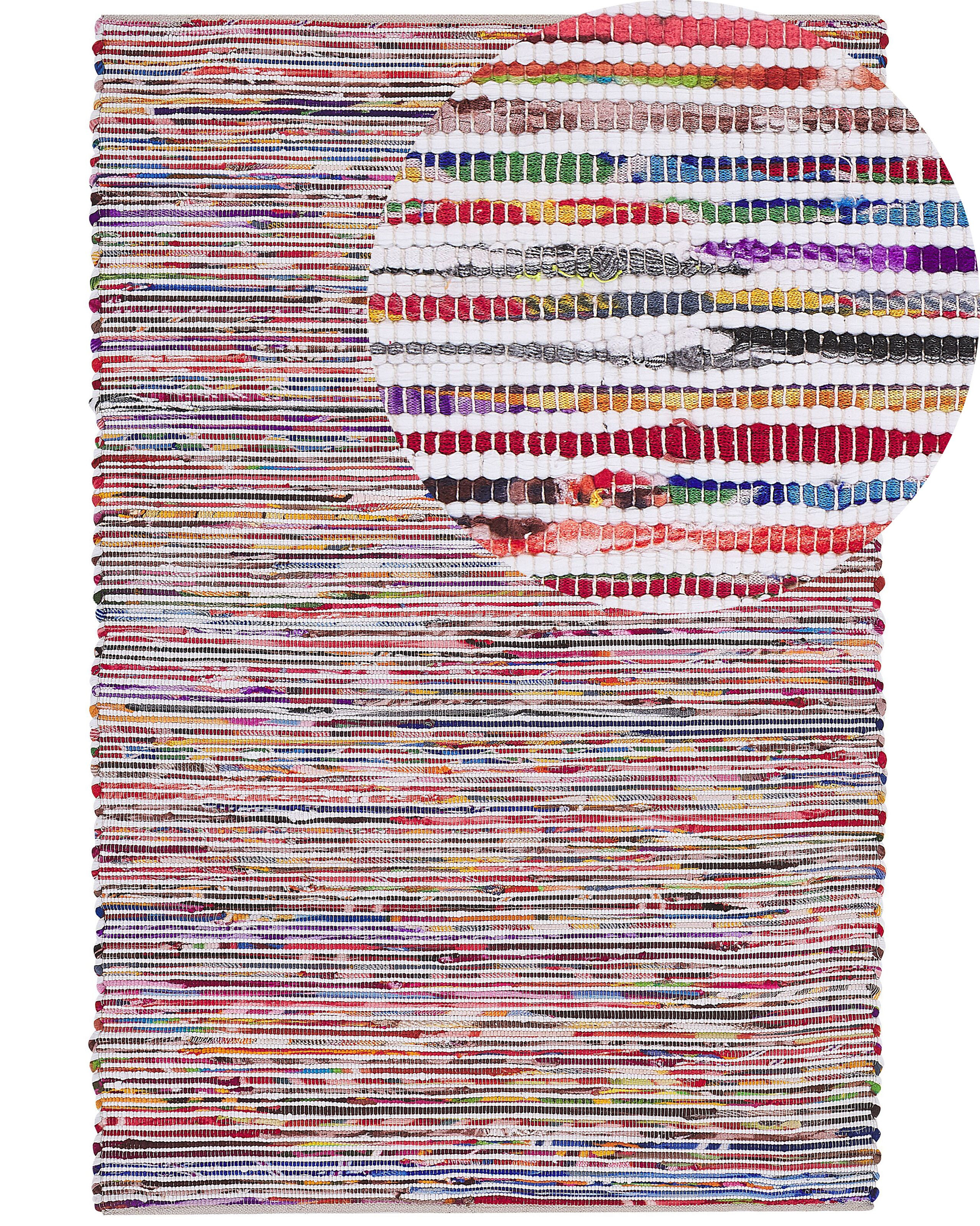 Dywan bawełniany 160x230 cm wielokolorowy