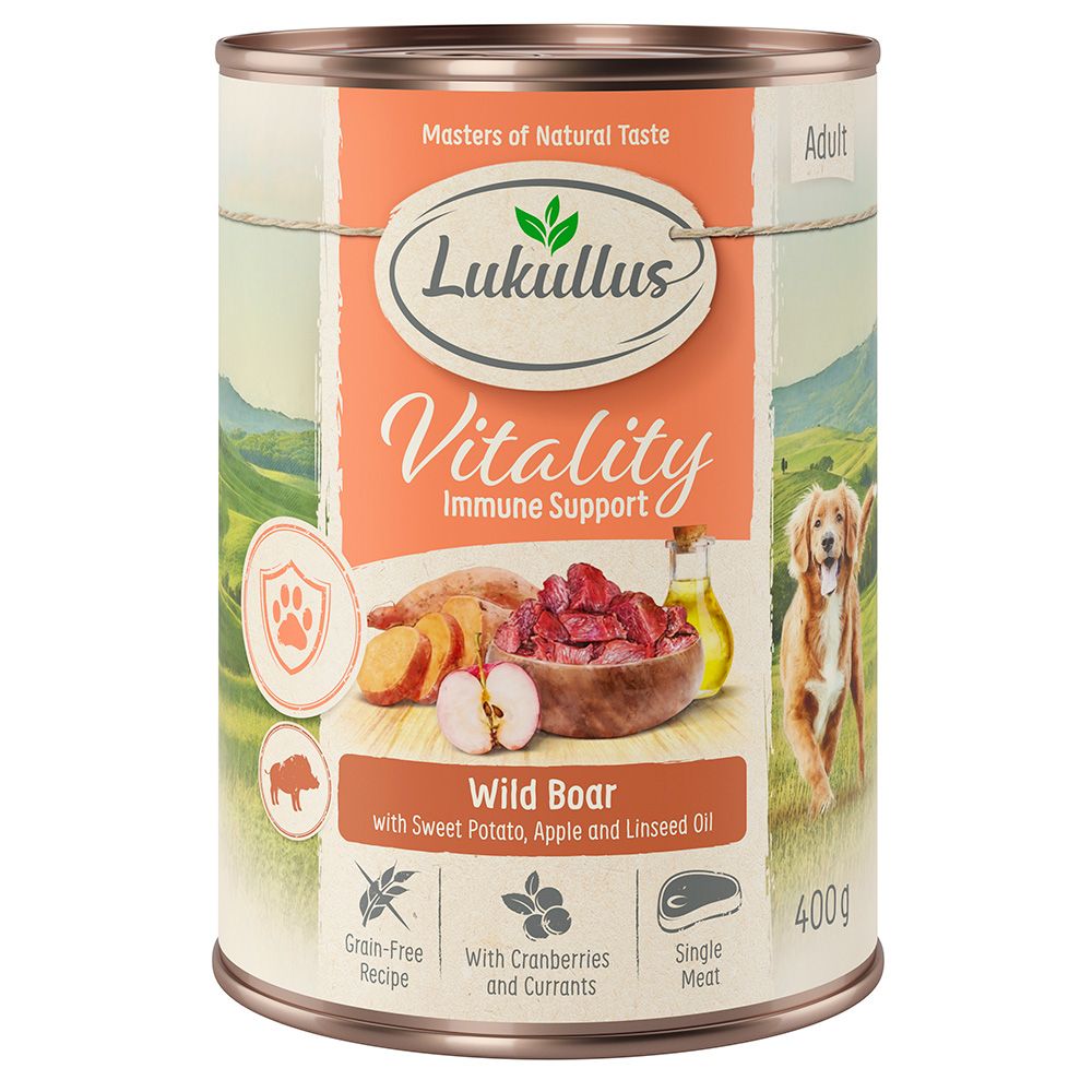 Lukullus Vitality Immune System: Wild Boar (Grain-Free)