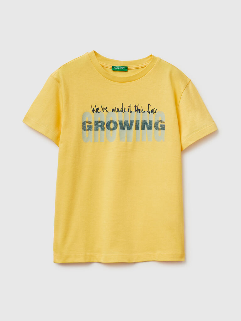 Organic cotton printed T-shirt