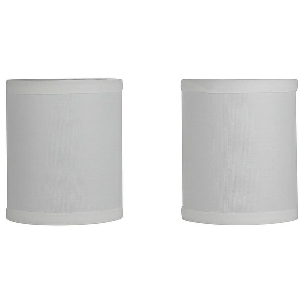 Drum Chandelier Shade, Clip On, 4 inch Bottom Diameter, 4.75" Height