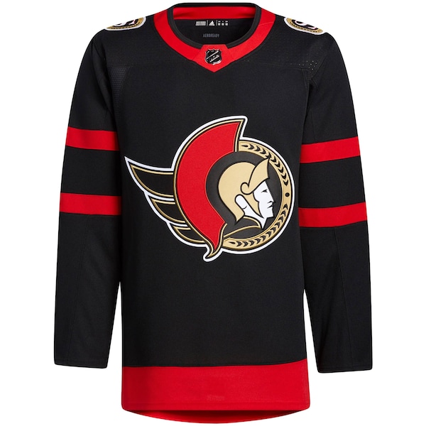 Ottawa Senators adidas 2020/21 Home Authentic Custom Jersey - Black