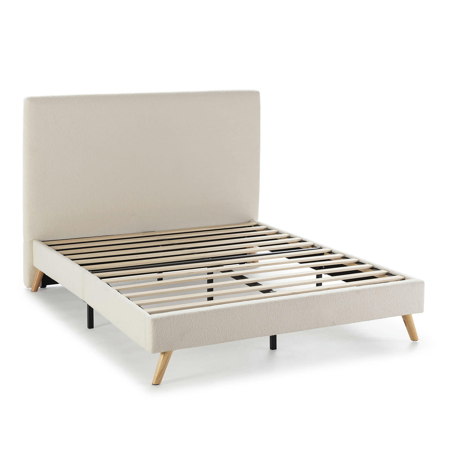 NIEBLA - Cadre de lit rembourré 150x190 cm