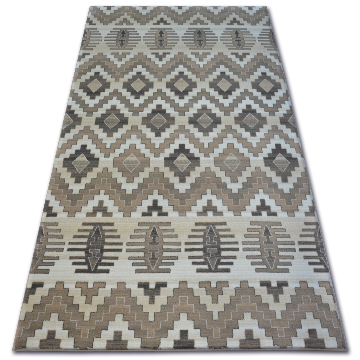 Dywan ARGENT - W4809 Romby Beżowy 133x190 cm