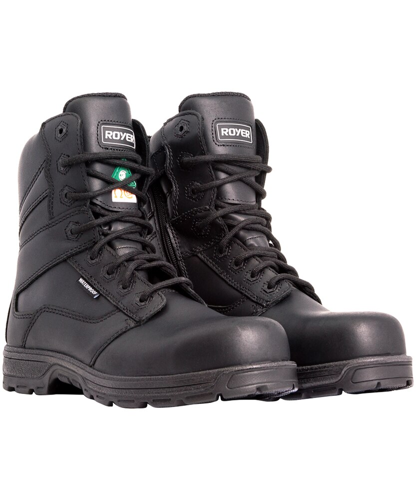 L.P. Royer Men's Agility 8 Inch Composite Toe Composite Plate Zipper Work Boot