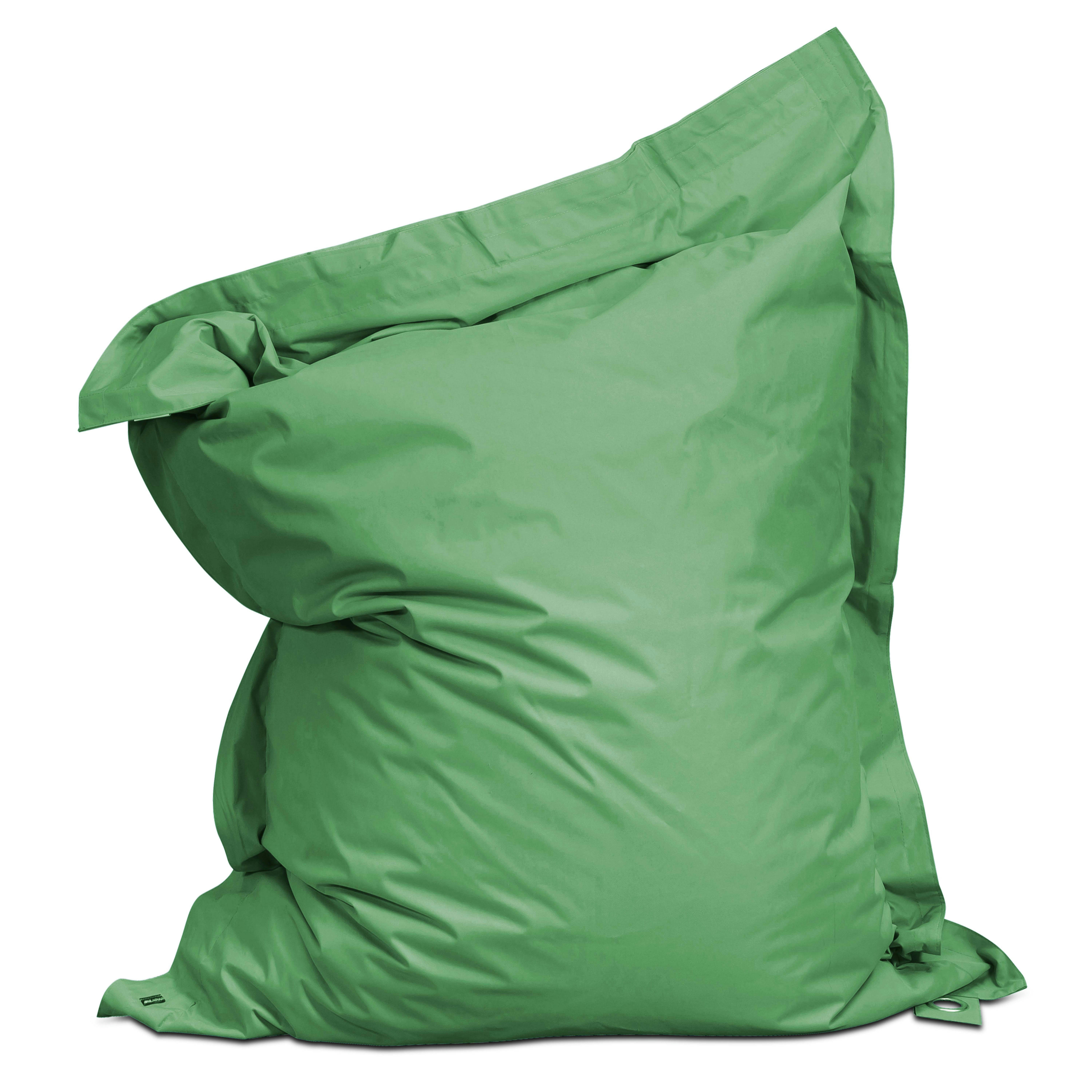 OVIALA - Housse vide de pouf de jardin en polyester vert cactus 180 x 145 cm