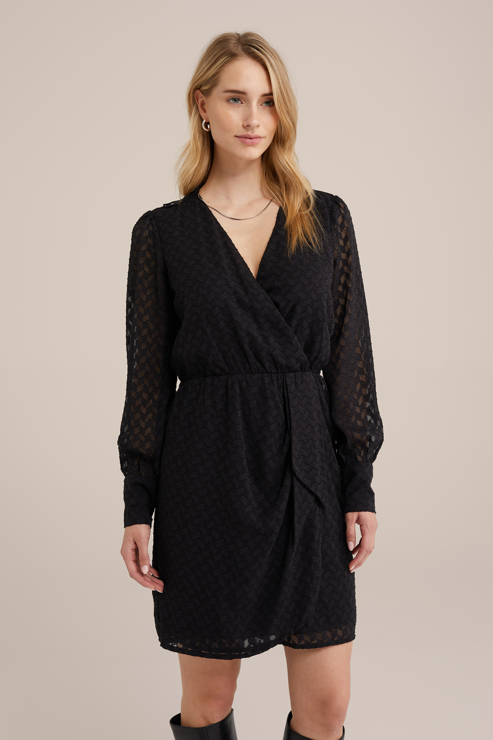 Dames jurk met structuur