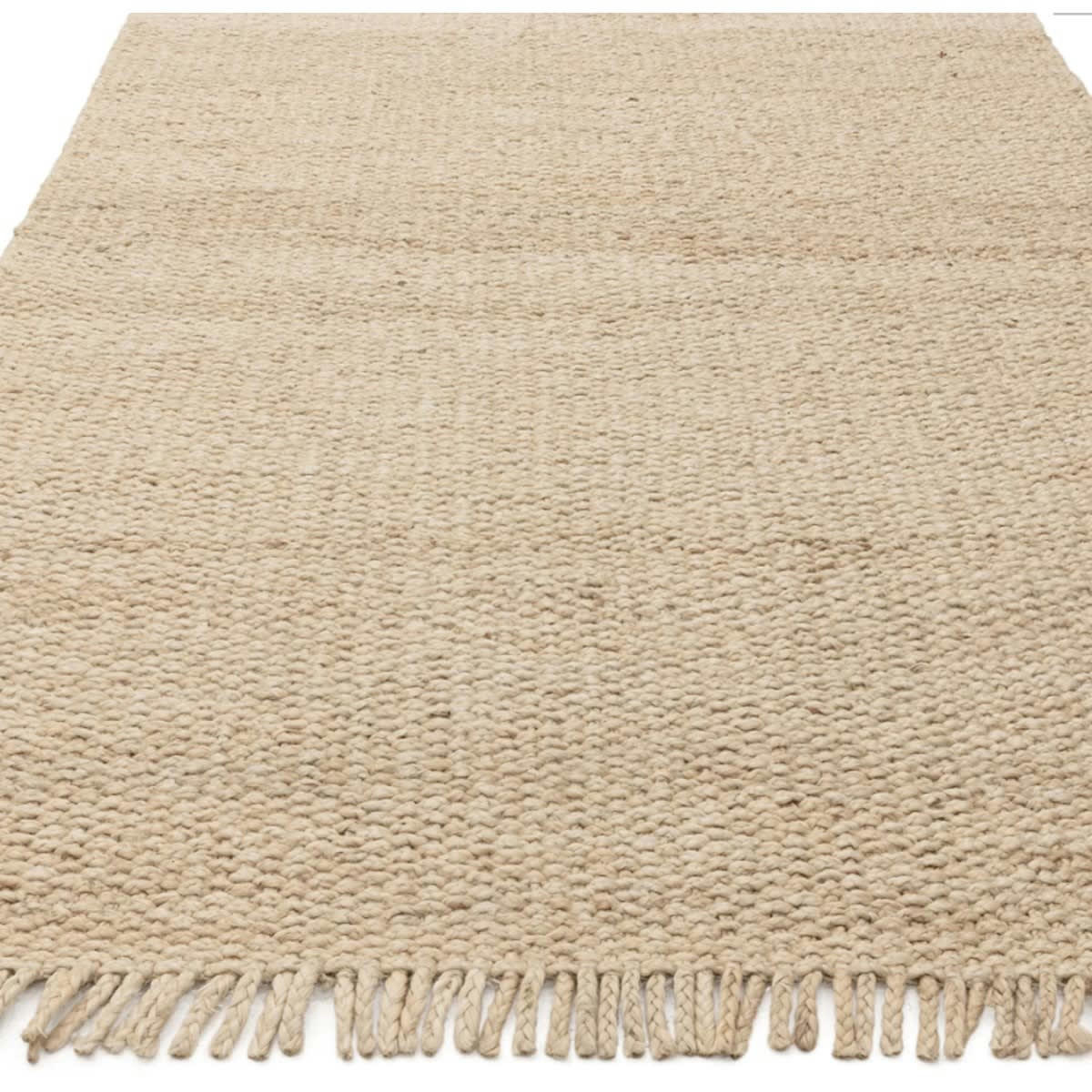HURST - Tapis design en jute beige clair 120x170 cm