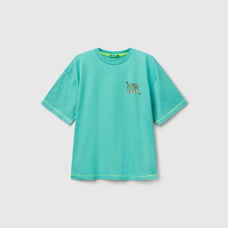 T-shirt with print on front and back