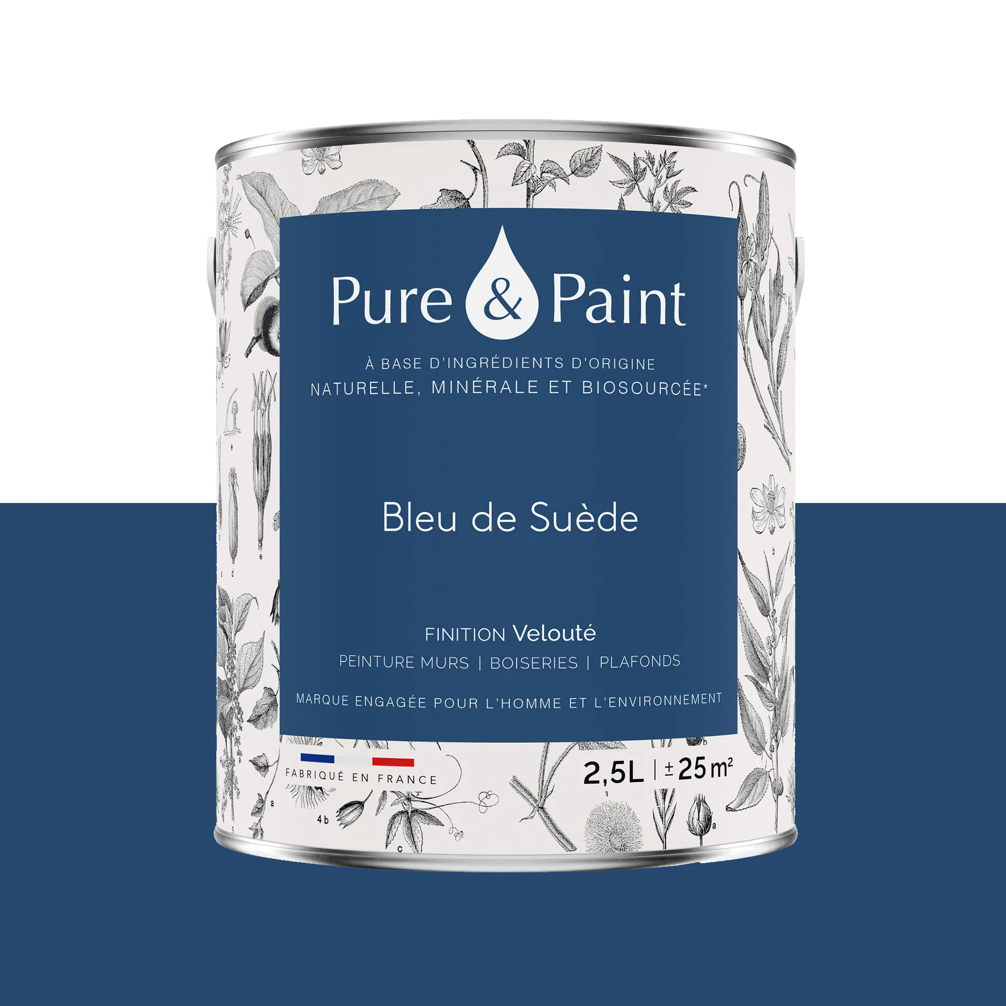 Pure and Paint Peinture Peinture Bleu de Suède