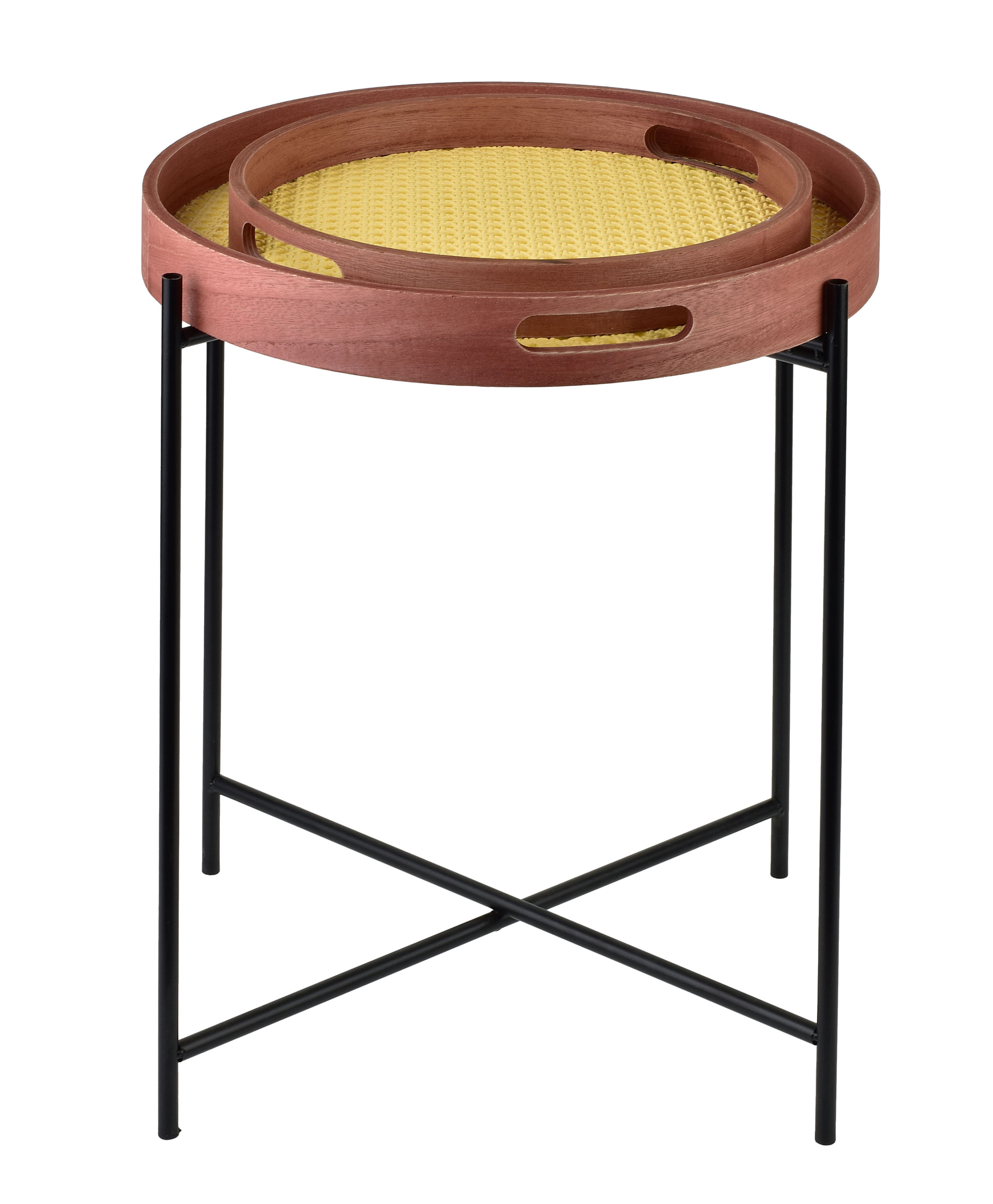 Stolik z tacą LAMMY komplet 38xh48cm/30cm