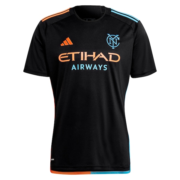 New York City FC adidas 2024 24/7 Kit Replica Jersey – Black