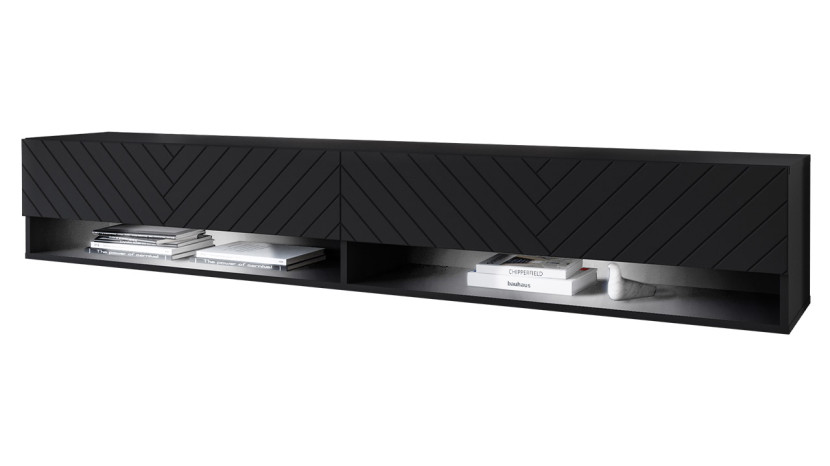 Szafka RTV A180 MDF, z oświetleiem LED RGB