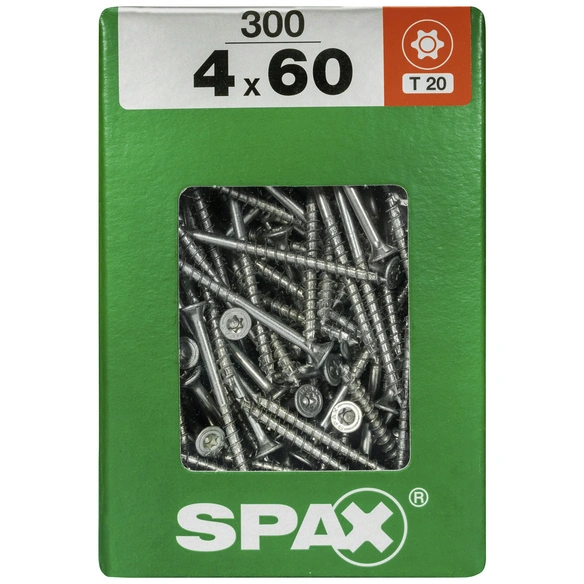 Universalschraube, 4 mm, Stahl, 300 Stk., TRX 4x60 XXL