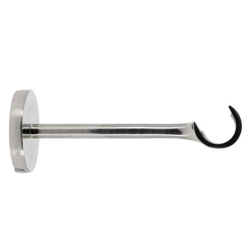 Support de tringle ouvert en métal Horizon Easy Fix chrome Ø 20 mm x 12 cm 2 pièces MOBOIS