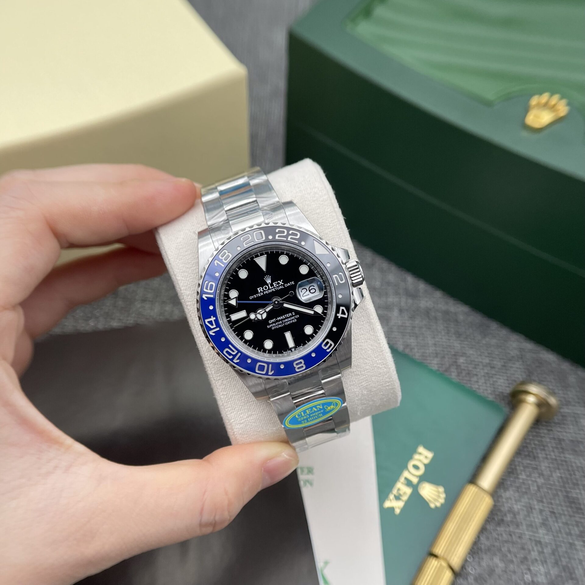 Rolex GMT-Master II 116710BLNR Batman 904L Steel Black Dial 40mm Oyster Super Clone