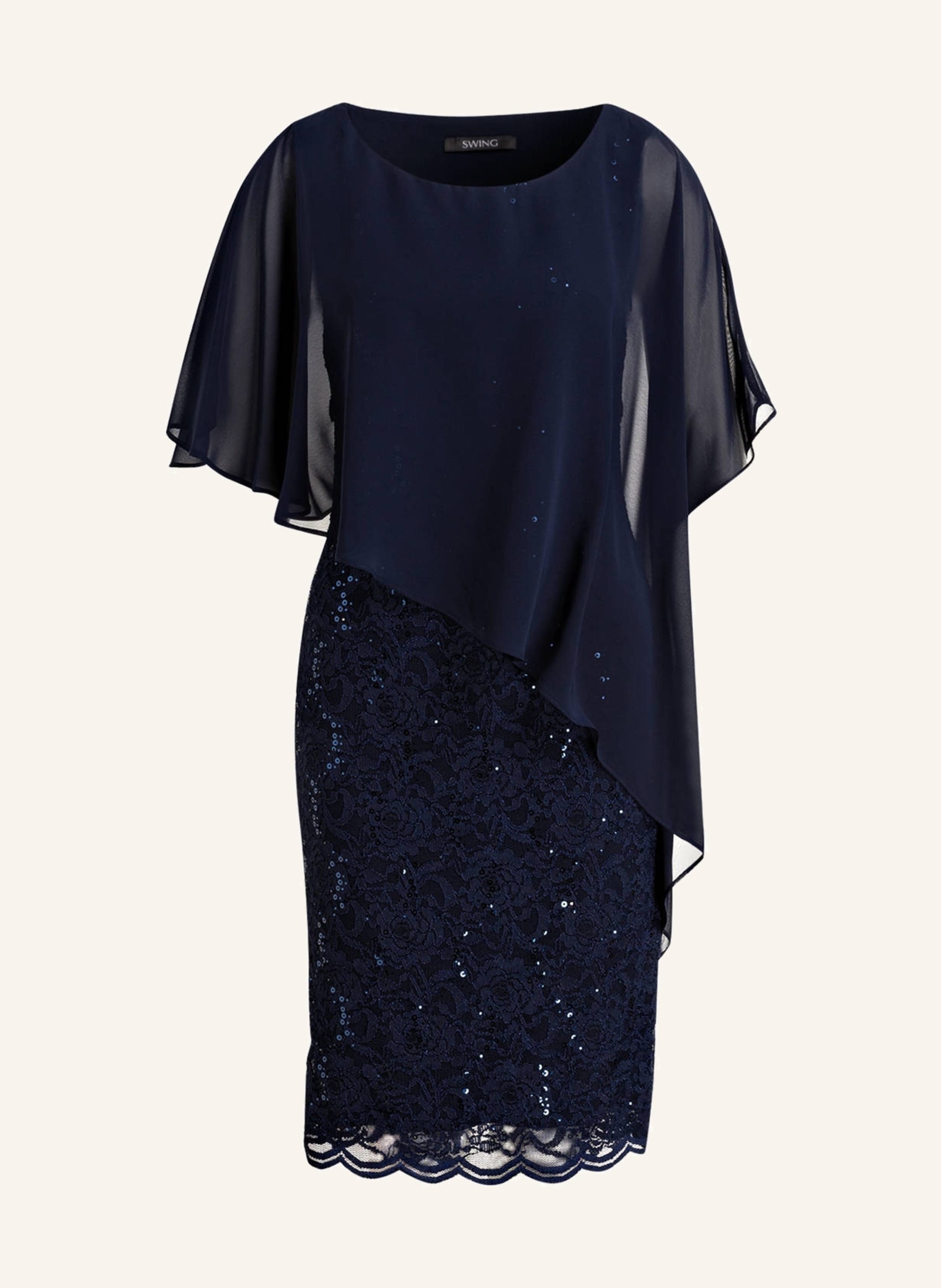 SWING Cocktailkleid mit Spitze