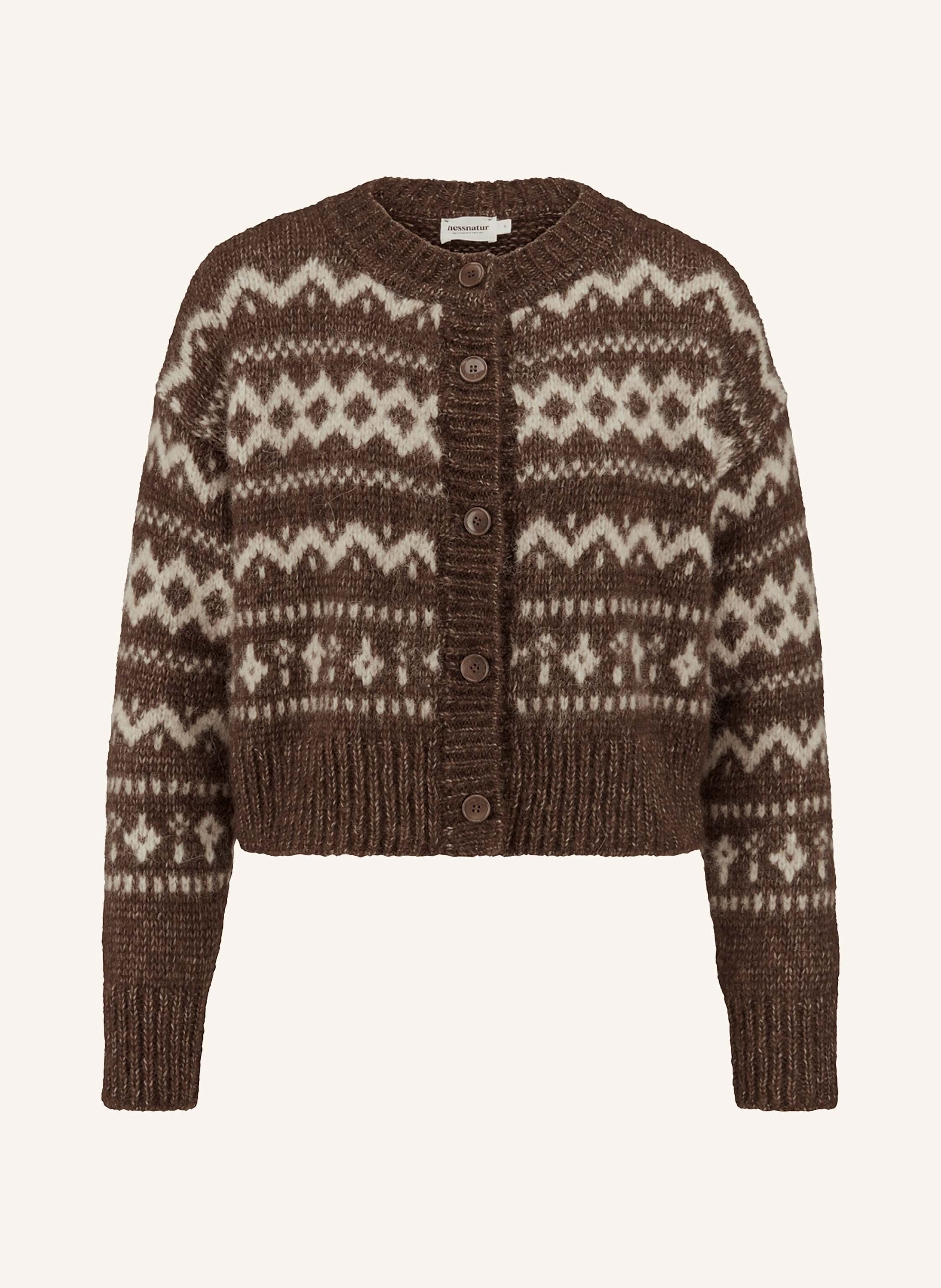 hessnatur hessnatur Strickjacke Relaxed aus Alpaka mit Bio-Baumwolle