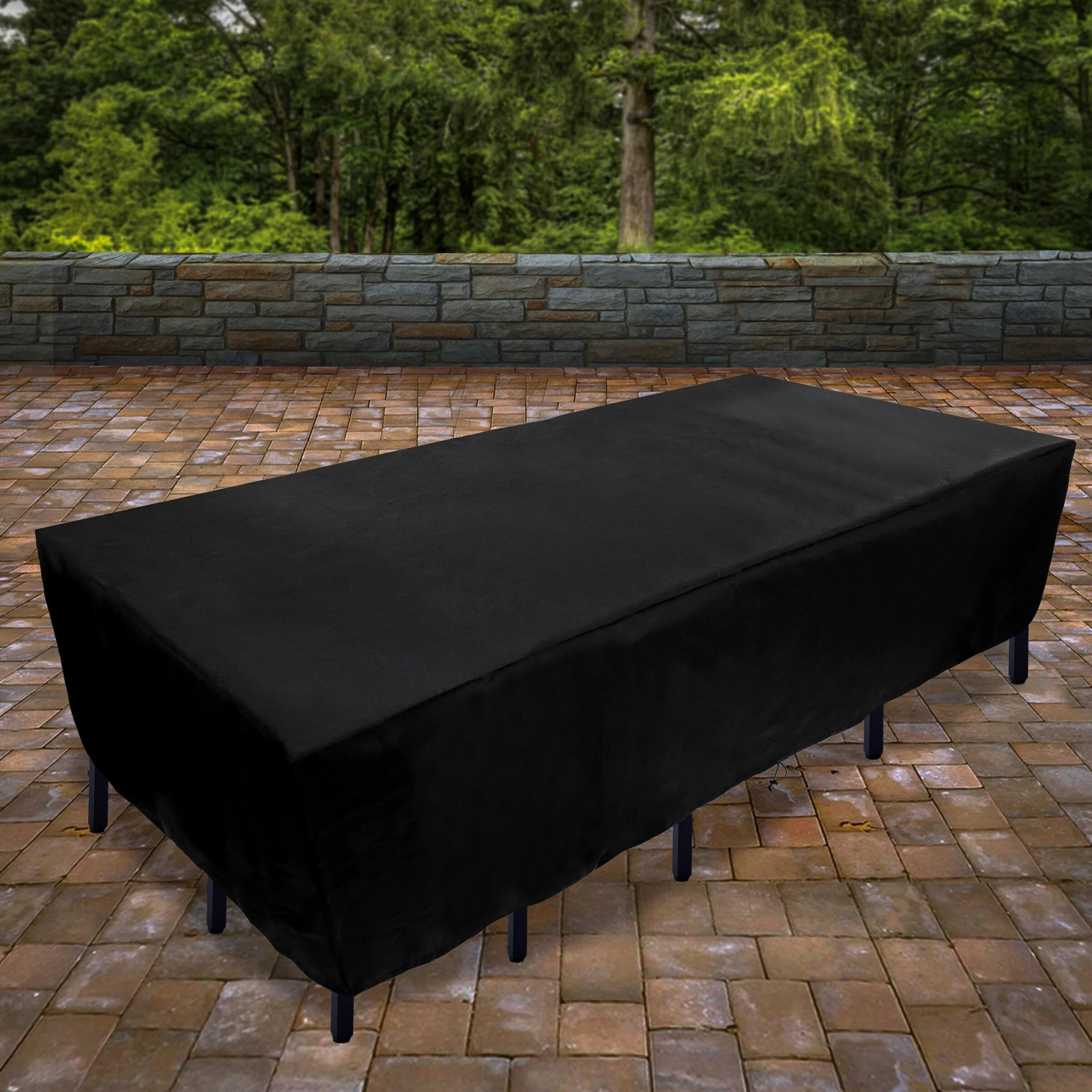 128 Waterproof Patio Furniture Cover, Black by National Tree Company - 128 in