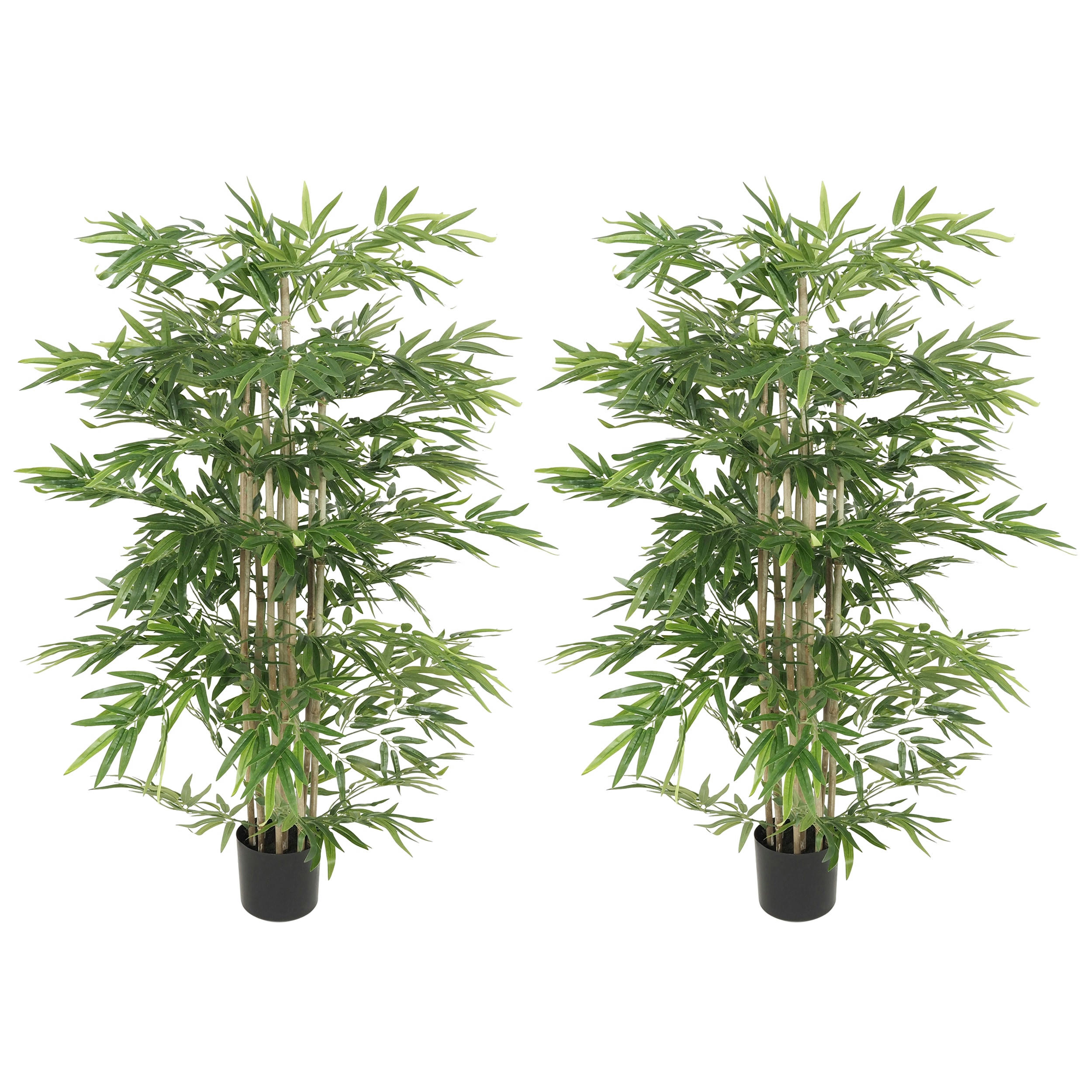 - Bambou artificiel 2000 feuilles 155cm lot de 2