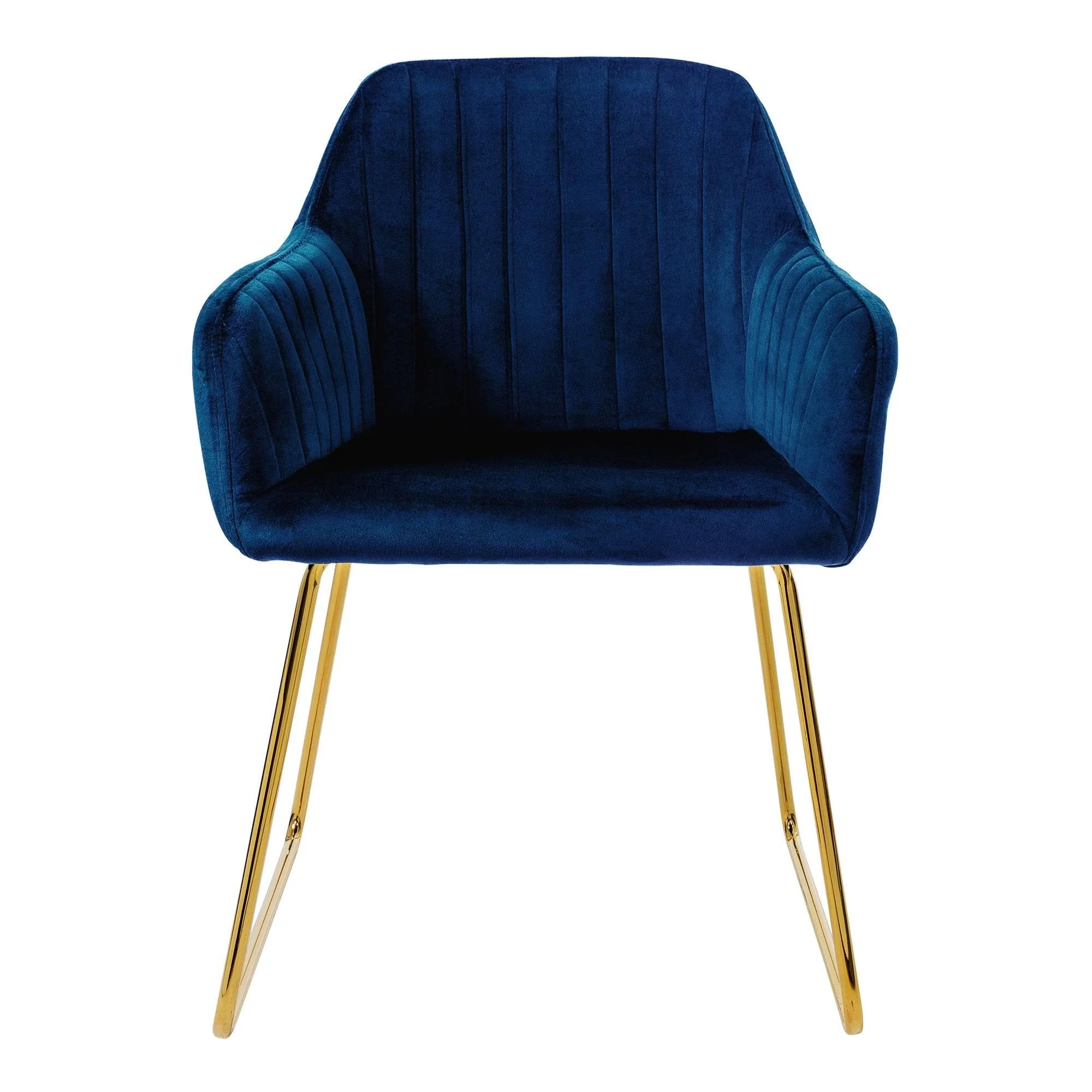 Set van 2 eetkamerstoelen Mili velvet