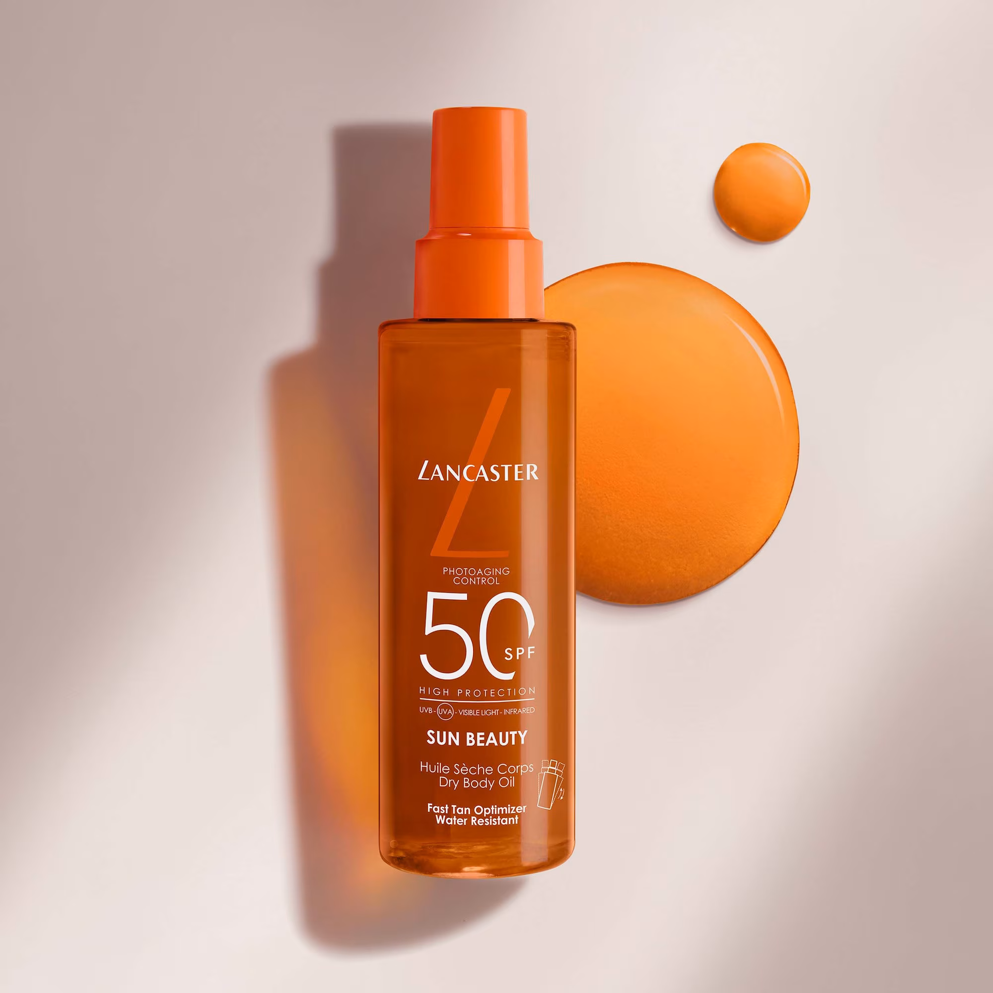 SUN BEAUTYHuile sèche corps spf50