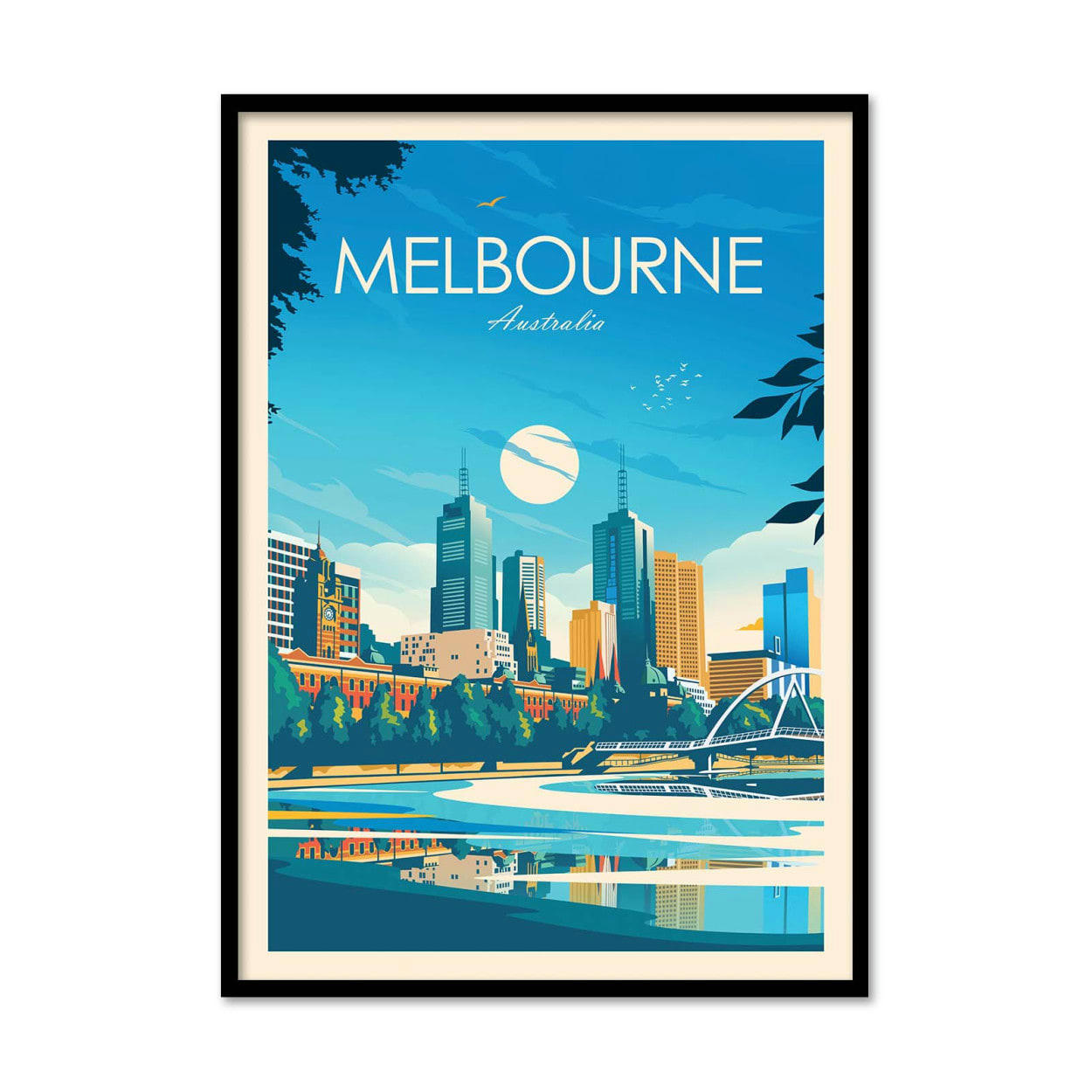 STUDIO INCEPTION - MELBOURNE - STUDIO INCEPTION - Affiche d'art 30 x 40 cm