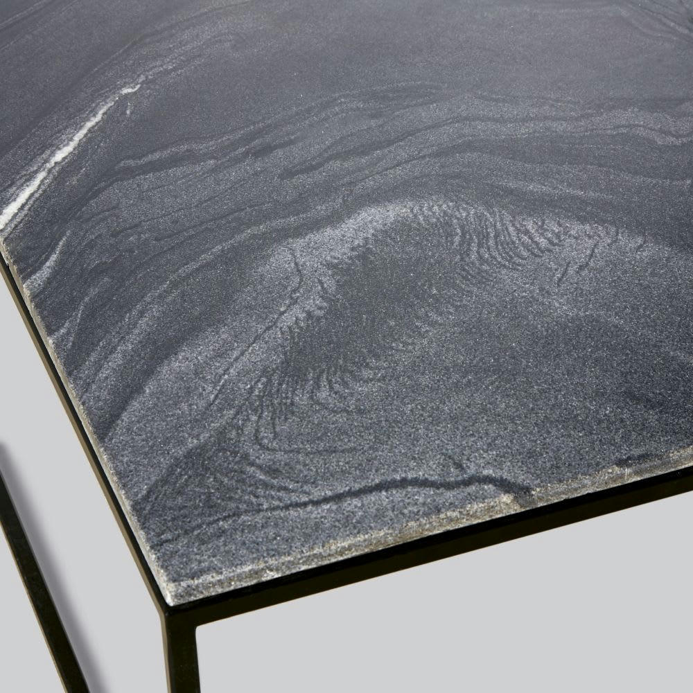 Marble - Table basse en marbre noir