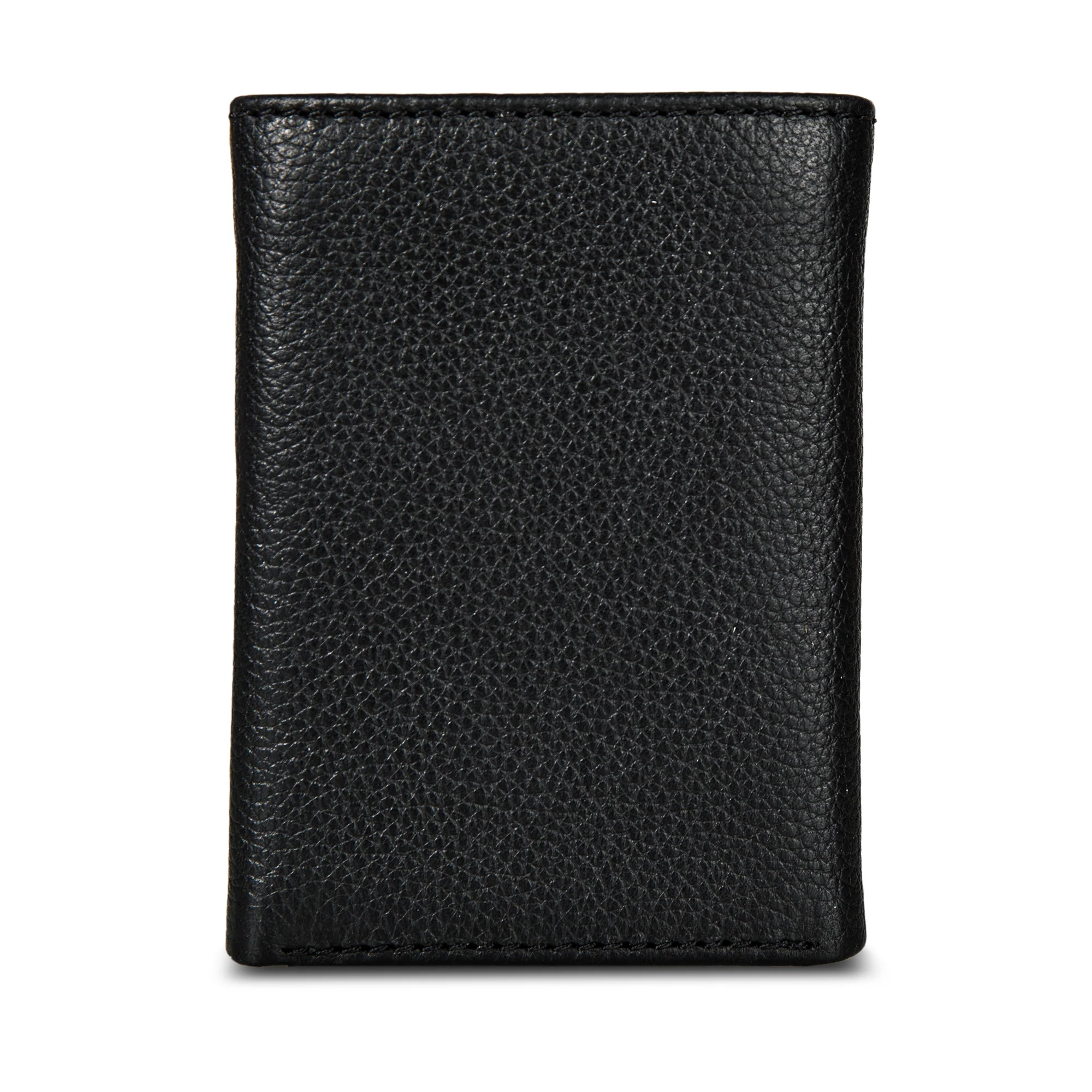 EB Signature Logo Leather Trifold Wallet