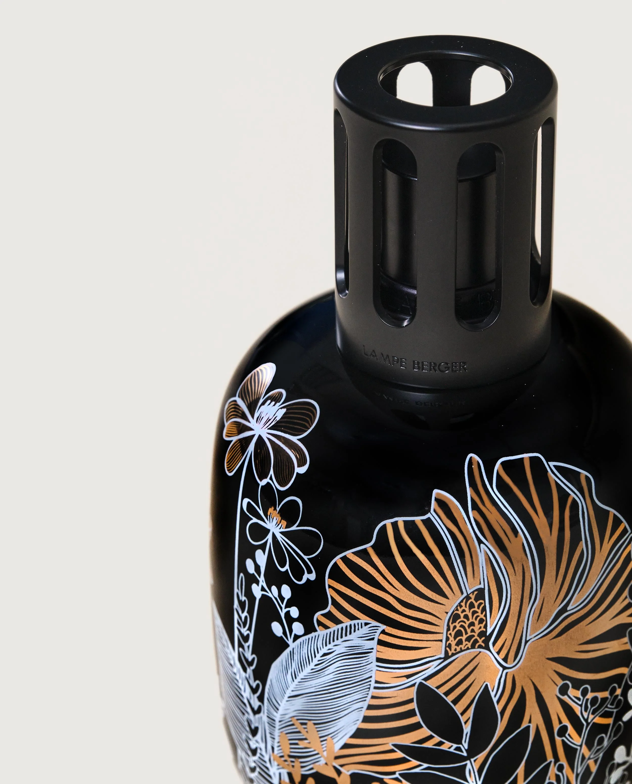 Lampe Berger Porcelaine Noire Végétale