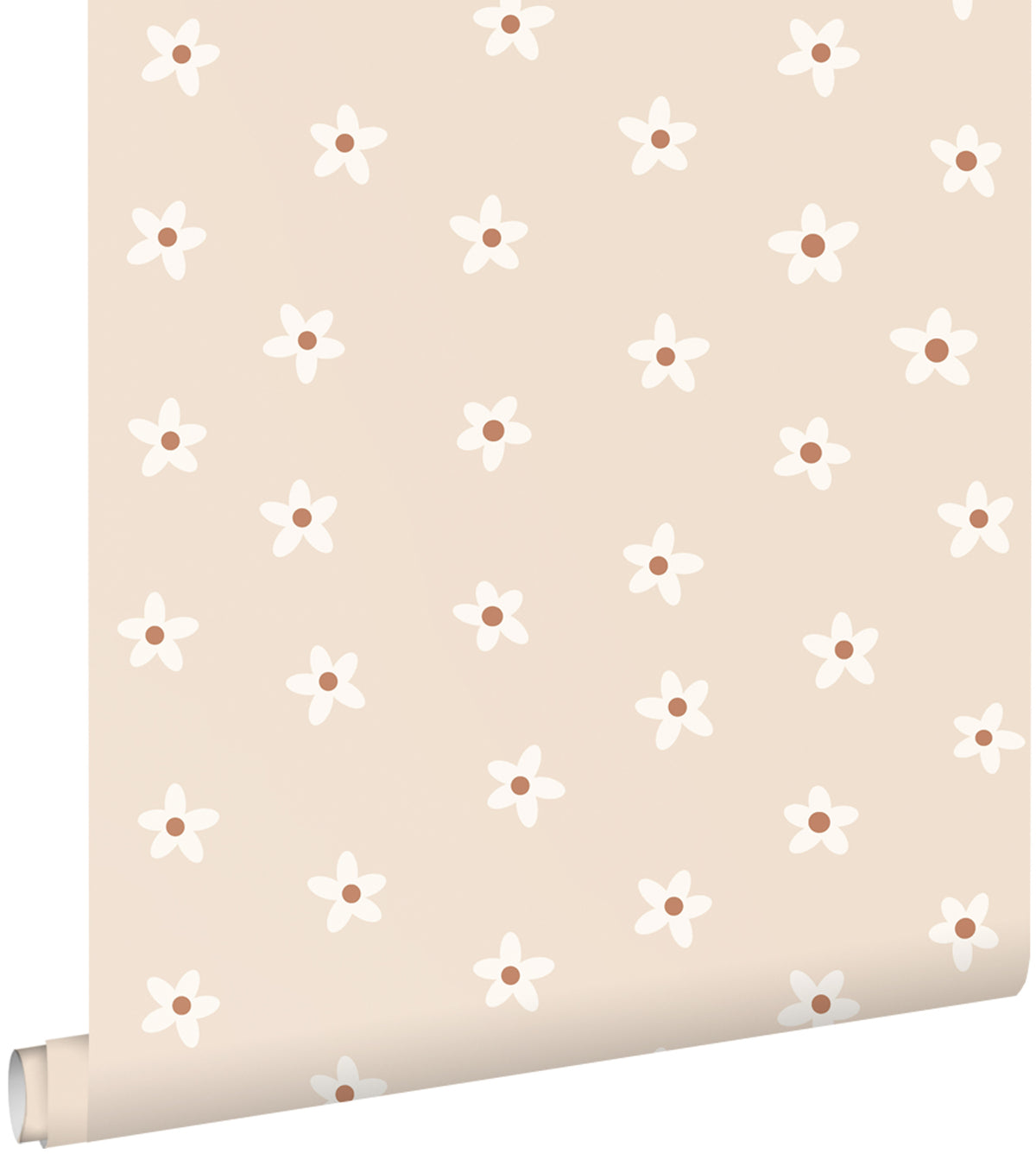 ESTAhome behang madeliefjes beige - 53 cm x 10.05 m - 131112