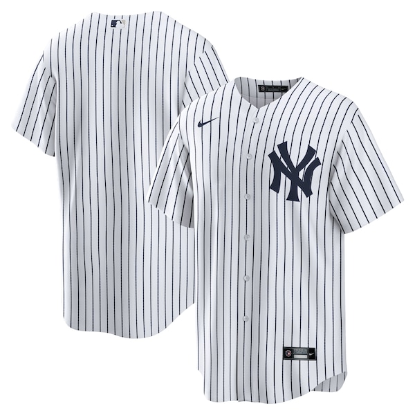 New York Yankees Nike Home Blank Replica Jersey - White
