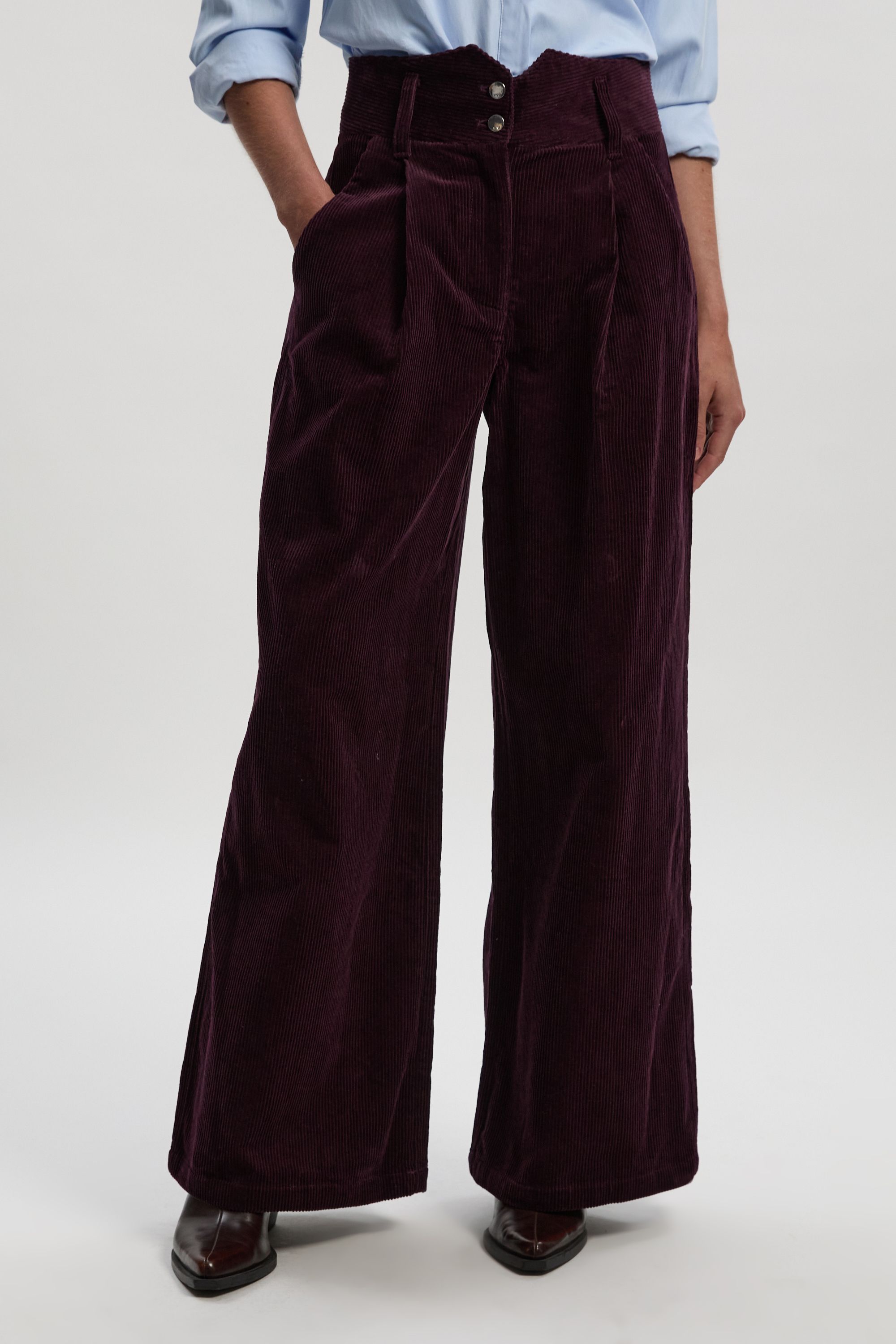 KarenMillen Cord Wide Leg Trouser