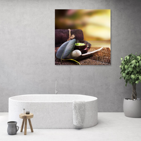 Feeby Obraz na płótnie, Zen spa liście 30x30