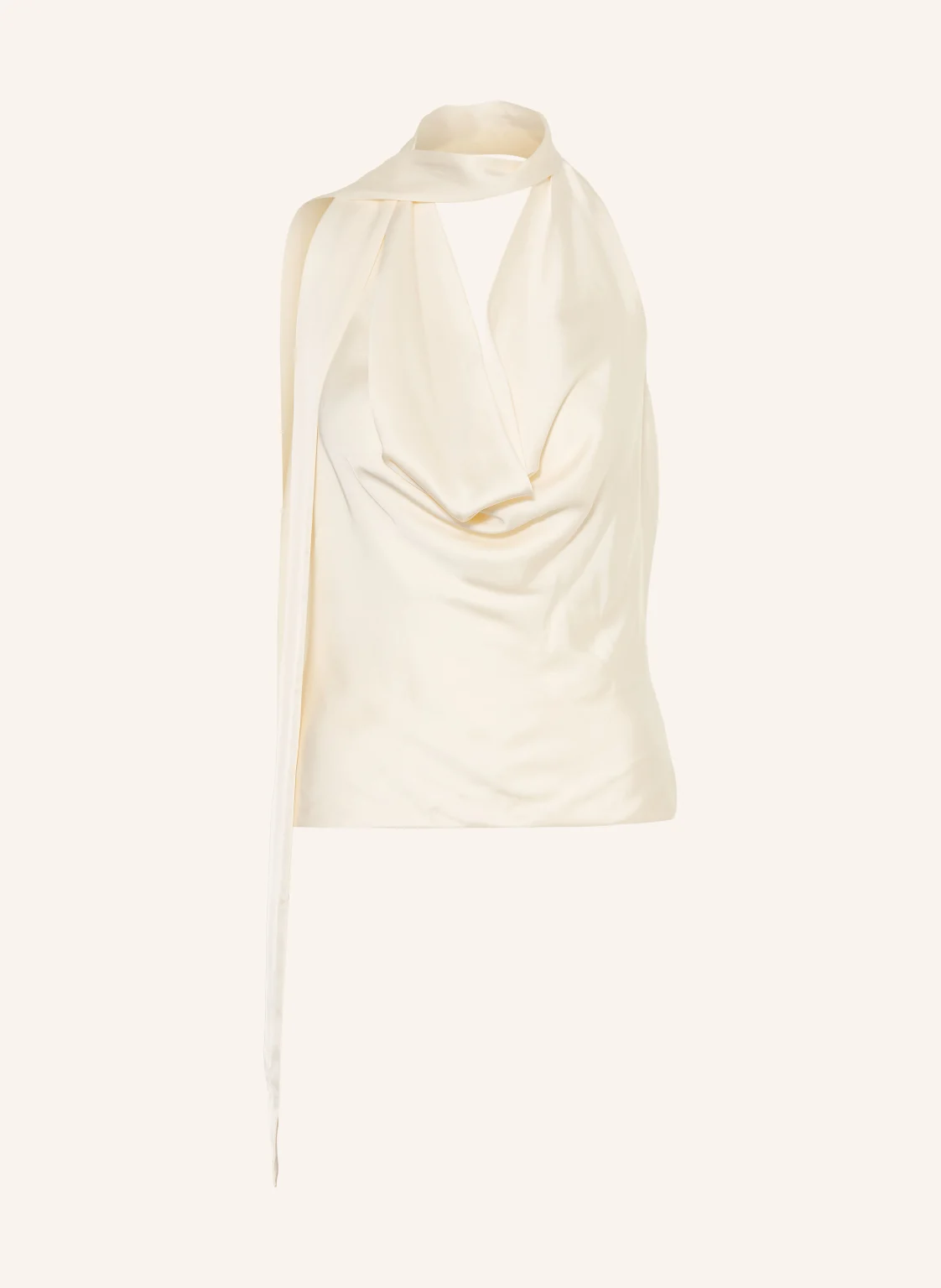 GUESS Blusentop aus Satin mit abnehmbarer Schluppe