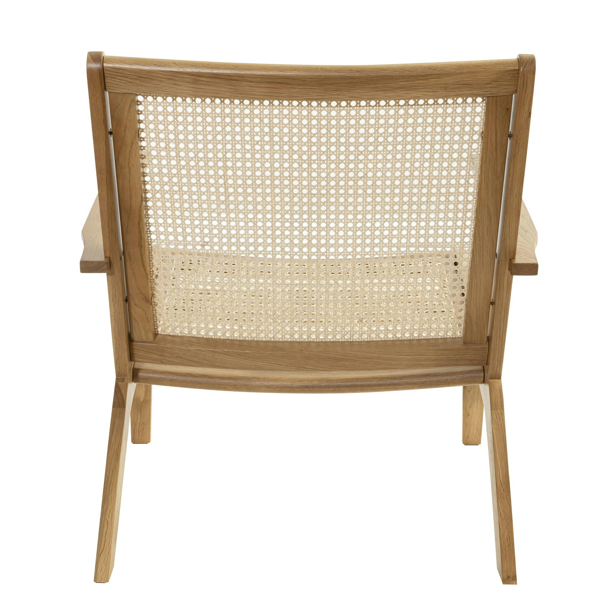 - Fauteuil cannage en bois massif